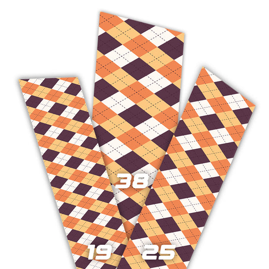 PrintThane® Tartan Diamond Orange Mauve