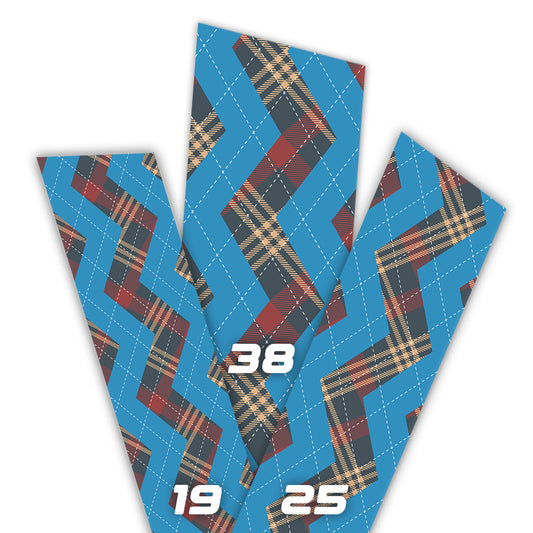 PrintThane® Tartan Blue Wave